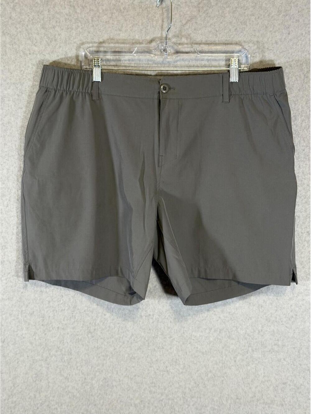 AFTCO Gray Men's XXL Fishing Shorts Polyester Pockets